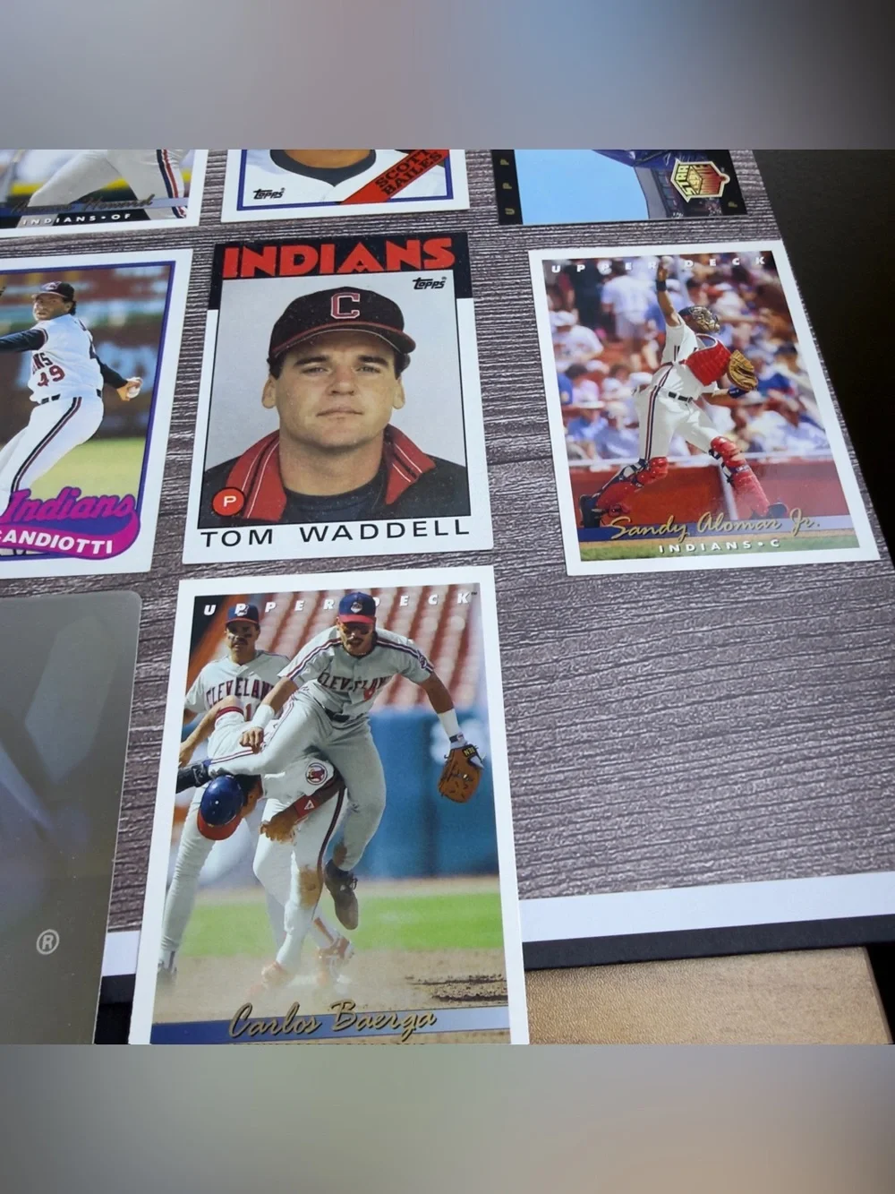 Cleveland Indians Baseball Card Lot (22) Upper Deck Topps Joe Carter